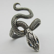 Load image into Gallery viewer, Covetous Silver Serpent Ring
