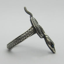 Load image into Gallery viewer, Covetous Silver Serpent Ring
